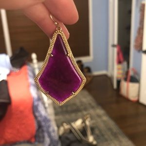 Deep Purple Kendra Scott Alex Earrings